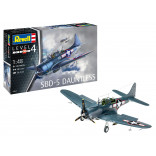 KIT PARA MONTAR REVELL AVIÃO SBD-5 DAUNTLESS 1/48 120 PEÇAS REV 03869